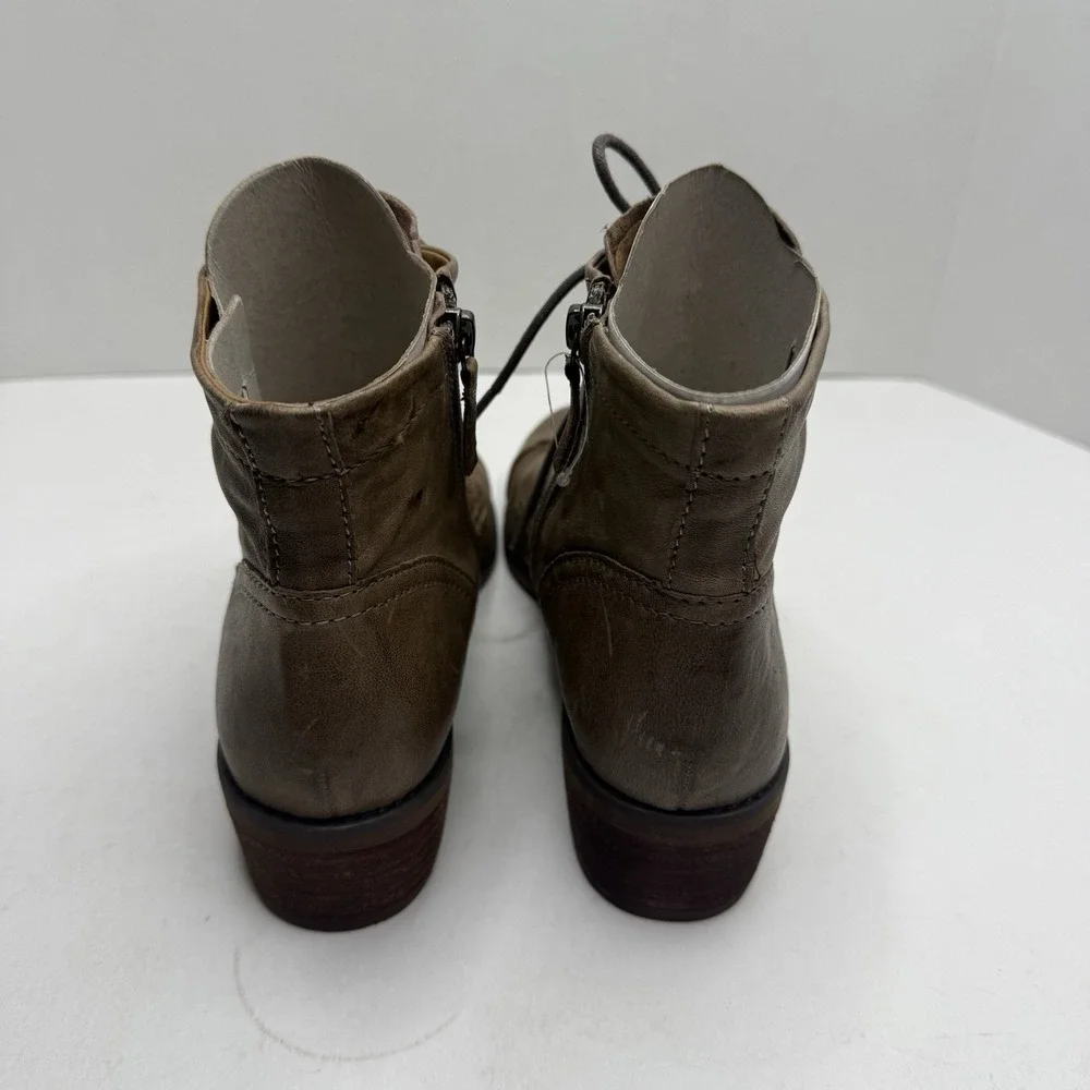 Comfortiva Cordia Womens Leather Ankle Boots Cemento Grey 8.5 M CT0006808
